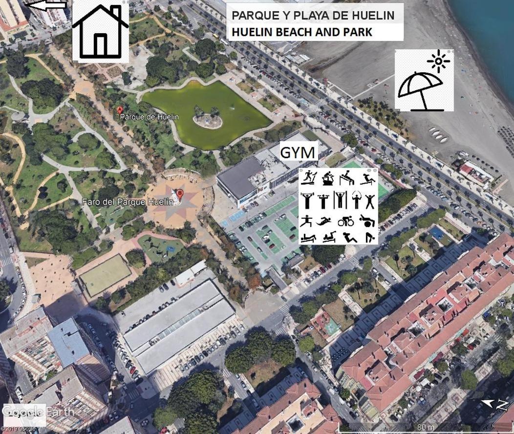 Studio In City Center Next To The Beach مالقة المظهر الخارجي الصورة